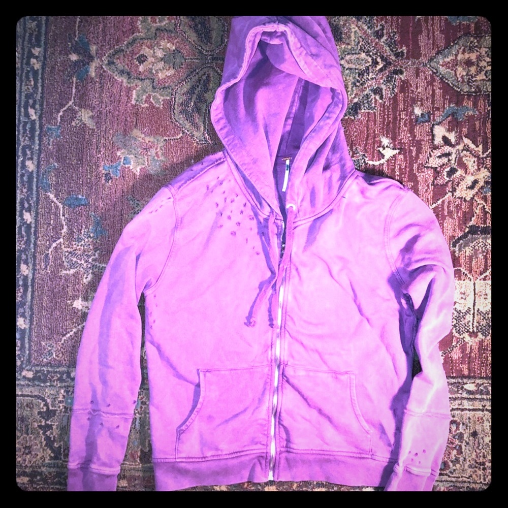 Free People Distressed Hoodie